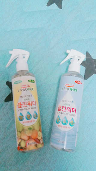 이피아 유해화학물질 없는 알칼리전해수 세정제 클린워터 — 5점을 준 리뷰어가 2018년 1월 올린 사용 사진