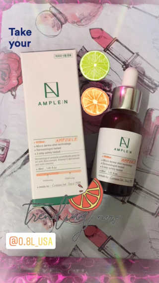 앰플엔 AMPLEN VC SHOT AMPOULE — 4.83점을 준 리뷰어가 2018년 9월 올린 사용 사진