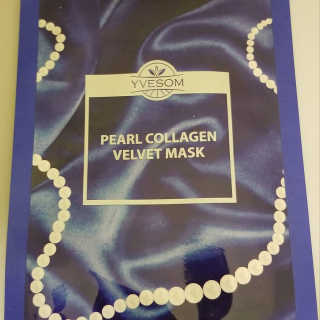 Pearl Collagen Velvet Mask 1 BOX by YVESOM — 3점을 준 리뷰어가 2019년 2월 올린 사용 사진