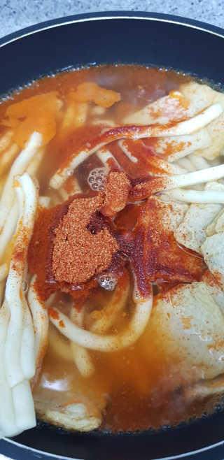 잠실맛집,홍코너떡볶이가우리집에[옛날맛,짜장맛옵션] — 5점을 준 리뷰어가 2019년 11월 올린 사용 사진