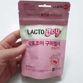 락토조이 구미젤리 복숭아맛 — 5점을 준 리뷰어가 2019년 6월 올린 사용 사진