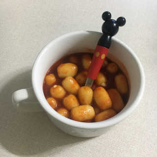 미쓰리떡볶이 just 10 min 패키지 — 5점을 준 리뷰어가 2018년 5월 올린 사용 사진