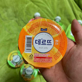 데르뜨 떠먹는 과일 3종, 짜먹는 과일 2종 총 10개 체험 — 5점을 준 리뷰어가 2020년 3월 올린 사용 사진