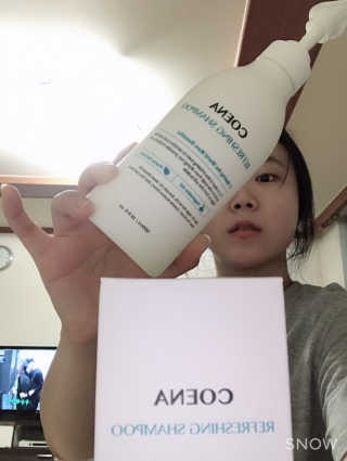코에나샴푸 500ml — 4점을 준 리뷰어가 2019년 7월 올린 사용 사진