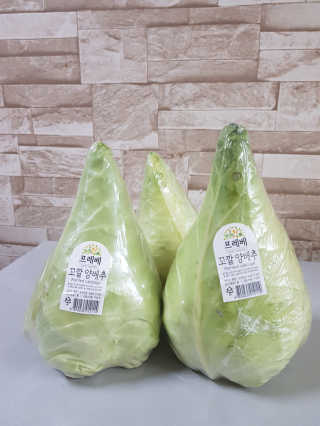 [프레베] 꼬깔양배추 3통 1.8kg 이상 — 5점을 준 리뷰어가 2018년 12월 올린 사용 사진