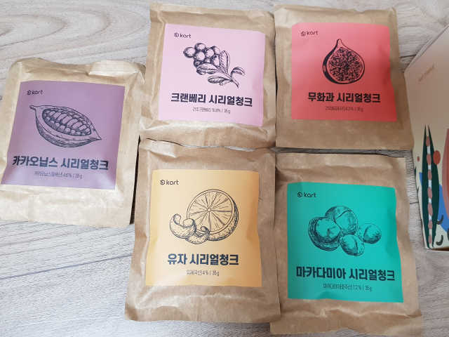 건강시리얼 5종세트 리뷰 사진