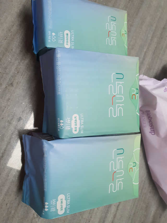 산들산들 생리대 체험 패키지 1 리뷰 사진