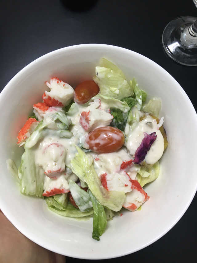 클렌즈샐러드 닭가슴살1팩+꽃맛살1팩 리뷰 사진
