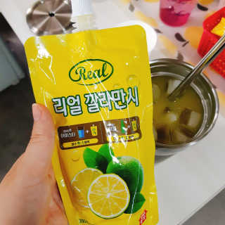 장수농가 리얼깔라만시 — 5점을 준 리뷰어가 2018년 6월 올린 사용 사진
