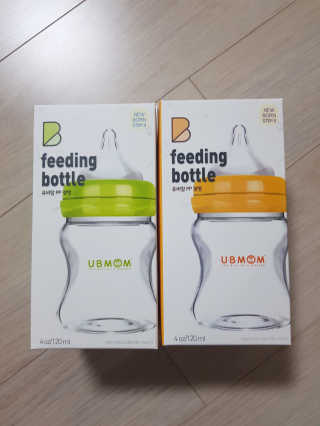 유비맘 신생아젖병 120ml 트리플팩_ 젖꼭지 포함 — 4.5점을 준 리뷰어가 2020년 3월 올린 사용 사진