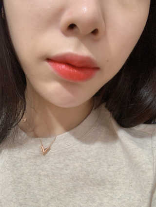 [블랙루즈] 에어 핏 벨벳 틴트5 1+1 — 4점을 준 리뷰어가 2019년 11월 올린 사용 사진