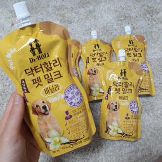닥터할리펫밀크 8종 — 4점을 준 리뷰어가 2019년 6월 올린 사용 사진