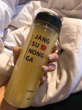 장수농가 리얼깔라만시 원샷 50ml 10팩+보틀 — 4.5점을 준 리뷰어가 2019년 5월 올린 사용 사진