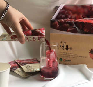[하이헬스] 정말 진하고 맛있는 유기농 석류즙 30포 — 5점을 준 리뷰어가 2019년 11월 올린 사용 사진