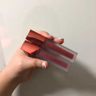 [블랙루즈] 에어 핏 벨벳 틴트3 택1+랜덤1 — 4점을 준 리뷰어가 2019년 3월 올린 사용 사진