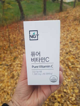 네츄럴굿띵스 퓨어 비타민C 30일분 — 5점을 준 리뷰어가 2018년 11월 올린 사용 사진
