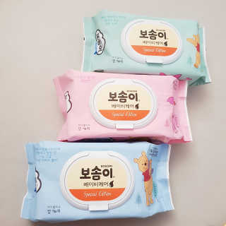 보솜이 아기물티슈 베이비케어 푸에디션 캡 74매 10입 — 5점을 준 리뷰어가 2019년 4월 올린 사용 사진