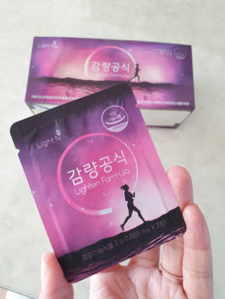 [감량공식] 다이어트 건강기능식품 — 5점을 준 리뷰어가 2019년 12월 올린 사용 사진