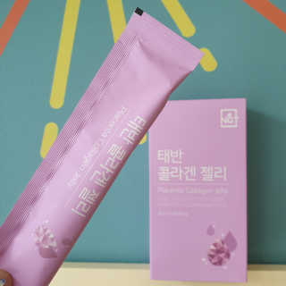 네츄럴굿띵스 태반 콜라겐 젤리 15포 — 5점을 준 리뷰어가 2019년 7월 올린 사용 사진