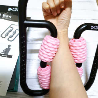 뭅뭅 바디핏레그롤러 종아리 허벅지 하체 마사지기 — 4점을 준 리뷰어가 2019년 10월 올린 사용 사진