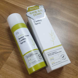 달리프 클로렐라 베러 루트 쿨링 스프레이 100ml — 5점을 준 리뷰어가 2019년 7월 올린 사용 사진