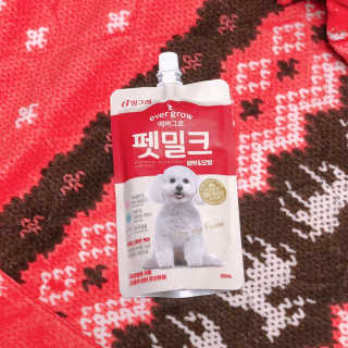 [빙그레] 에버그로 생유산균 1봉（10포입）+펫밀크2팩 — 4.5점을 준 리뷰어가 2019년 5월 올린 사용 사진