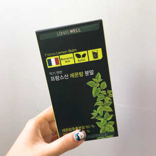 로하스웰 프랑스산 레몬밤 분말 — 4.33점을 준 리뷰어가 2018년 6월 올린 사용 사진