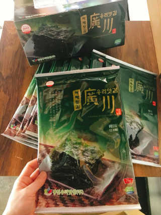 광천우리맛김 파래향 듬뿍, 바삭한 광천우리파래김 6매10봉 — 5점을 준 리뷰어가 2018년 6월 올린 사용 사진