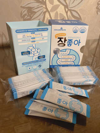 메이준뉴트리 모유유래 유산균 장좋아 2gx30포 — 3점을 준 리뷰어가 2020년 2월 올린 사용 사진