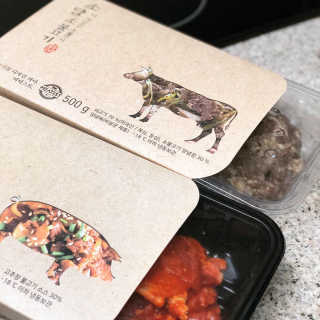 미티스트 더 맛있는 소담 소불고기 + 도담 돼지 불고기 — 4점을 준 리뷰어가 2019년 3월 올린 사용 사진