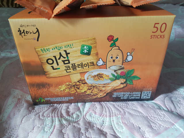 인삼콘플레이크 리뷰 사진