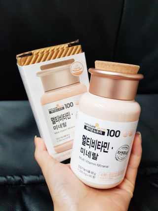 [메이준뉴트리] 멀티비타민and미네랄 1병, 1개월 분 — 5점을 준 리뷰어가 2018년 6월 올린 사용 사진