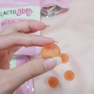 락토조이 구미젤리 복숭아맛 — 5점을 준 리뷰어가 2019년 10월 올린 사용 사진
