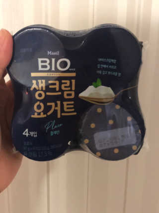 [매일 바이오] 생크림요거트 플레인 12개 + 유자 12개 — 4.5점을 준 리뷰어가 2019년 7월 올린 사용 사진