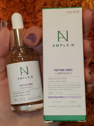 앰플엔 암 페트 펩티드 샷 AMPOULE — 4점을 준 리뷰어가 2019년 8월 올린 사용 사진