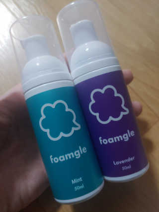 폼글 I foamgle [폼글] 거품가글 50ml 3종 - 민트, 라벤더, 라즈베리 — 4점을 준 리뷰어가 2019년 11월 올린 사용 사진