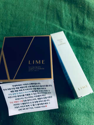 라임코스메틱 V 콜라겐 앰플 쿠션 — 3.5점을 준 리뷰어가 2020년 1월 올린 사용 사진