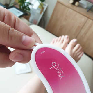 유어비 부탁해 발 부탁해 발 글라스 풋 파일 — 5점을 준 리뷰어가 2019년 4월 올린 사용 사진
