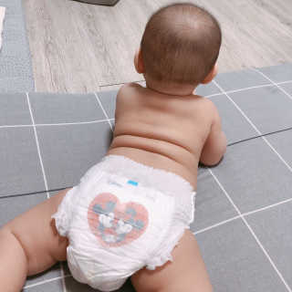 보솜이 베이비케어 팬티형 기저귀 — 2.5점을 준 리뷰어가 2019년 3월 올린 사용 사진