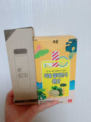 장수농가 리얼깔라만시 원샷 50ml 10팩+보틀 — 4점을 준 리뷰어가 2019년 4월 올린 사용 사진