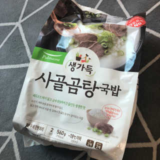 [풀무원] 사골곰탕국밥 황태해장국밥 — 5점을 준 리뷰어가 2018년 6월 올린 사용 사진