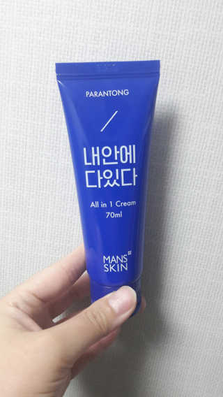맨즈스킨 파란통 내안에다있다 — 4점을 준 리뷰어가 2017년 10월 올린 사용 사진