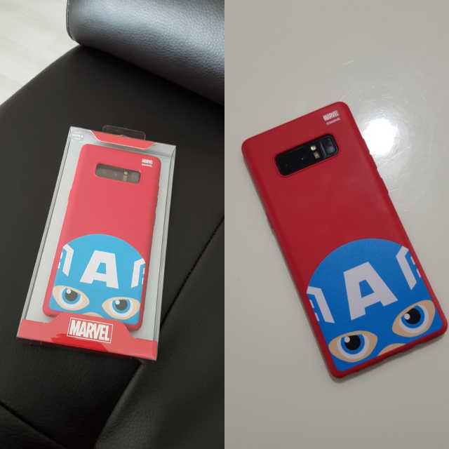 마블 큐티페이셜 컬러젤리 케이스 리뷰 사진