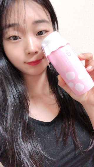 세안 필요 없는 지나인스킨 밀크 버블 에센스 팩 — 5점을 준 리뷰어가 2019년 11월 올린 사용 사진
