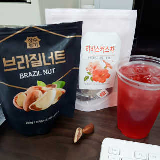 장수농가 브라질너트, 히비스커스 — 4점을 준 리뷰어가 2018년 8월 올린 사용 사진