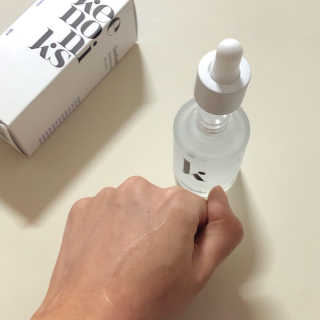 키노닉스 펀더멘탈 하이드레이팅 앰플 부스터 — 5점을 준 리뷰어가 2019년 4월 올린 사용 사진