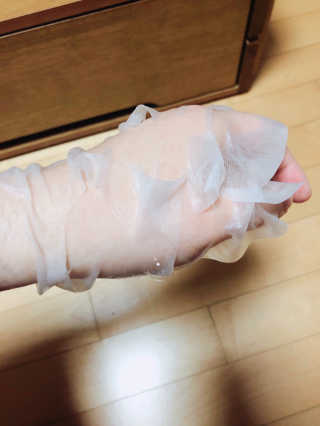 메이베나 1일 1팩 뽑아쓰는 마스크팩 — 4.5점을 준 리뷰어가 2019년 1월 올린 사용 사진
