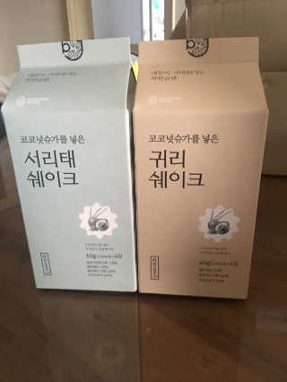 [착한습관]건강한 한끼, 귀리 쉐이크와 서리태 쉐이크 — 5점을 준 리뷰어가 2019년 7월 올린 사용 사진
