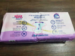 부드러운 헬로키티 기저귀 테이프형 — 5점을 준 리뷰어가 2020년 2월 올린 사용 사진