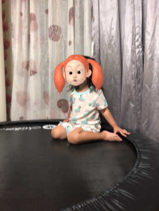 프랜스링 북유럽감성 프리미엄 유아내의 5부 실내 상하복 — 5점을 준 리뷰어가 2018년 8월 올린 사용 사진